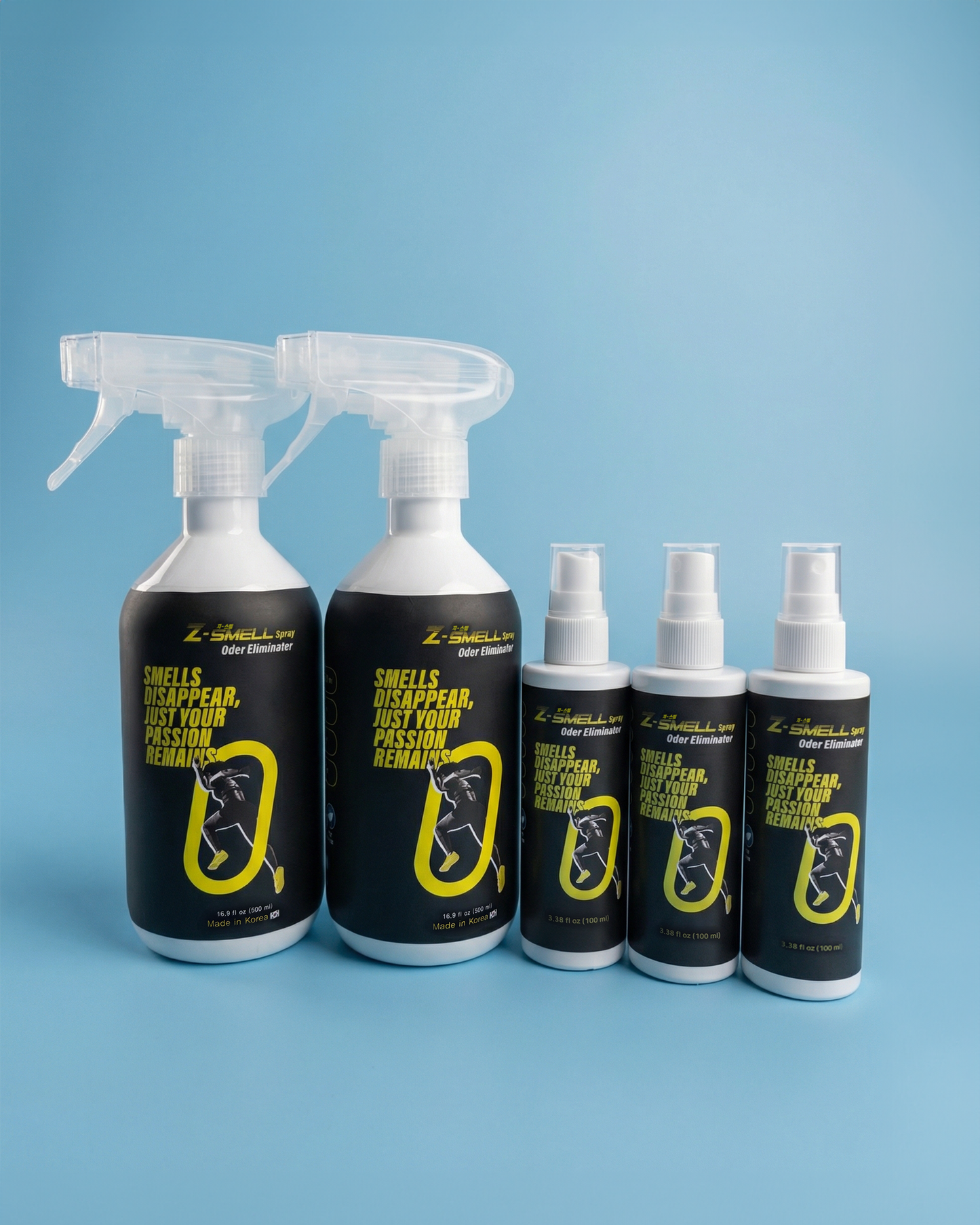 2 Spray Botles 16.9oz/500ml + 3 Mini 3.38oz/100ml