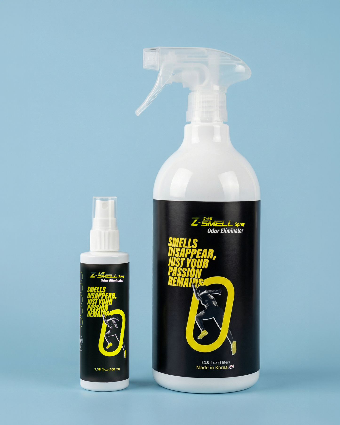 1 Spray Bottle 33.8oz/1000ml + 1 Mini 3.38oz/100ml
